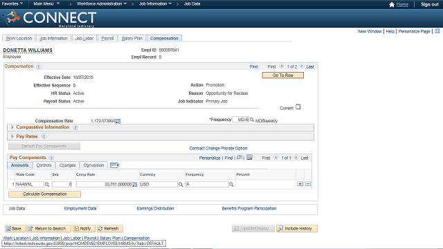 Screen image of this step