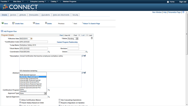 Screen image of this step