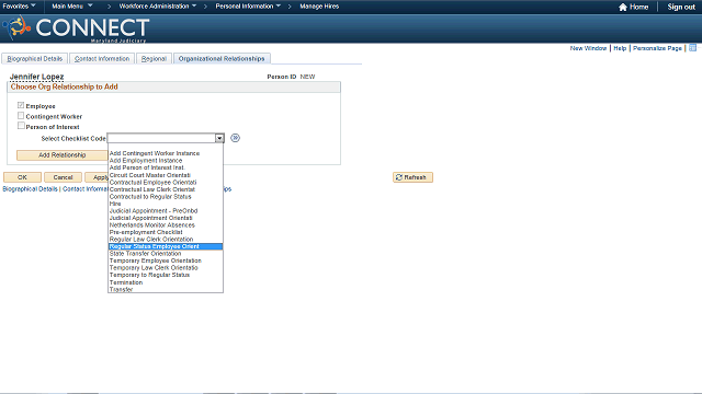 Screen image of this step