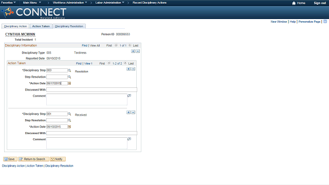 Screen image of this step