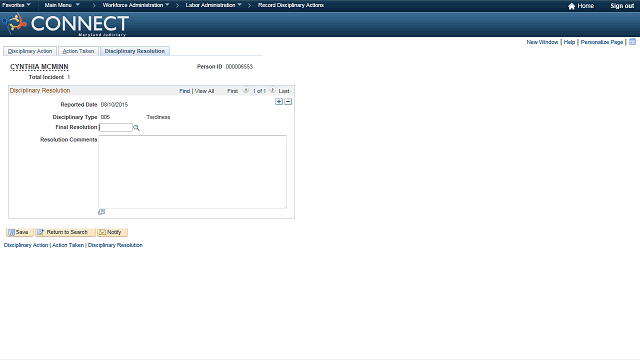 Screen image of this step
