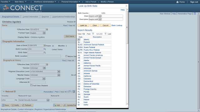Screen image of this step