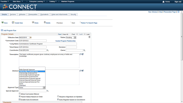 Screen image of this step