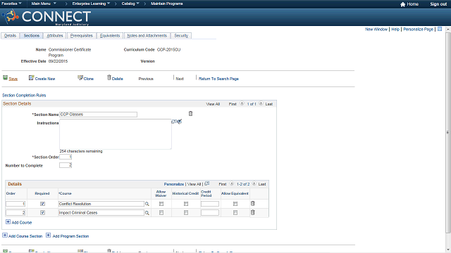 Screen image of this step