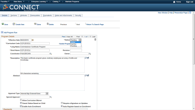 Screen image of this step