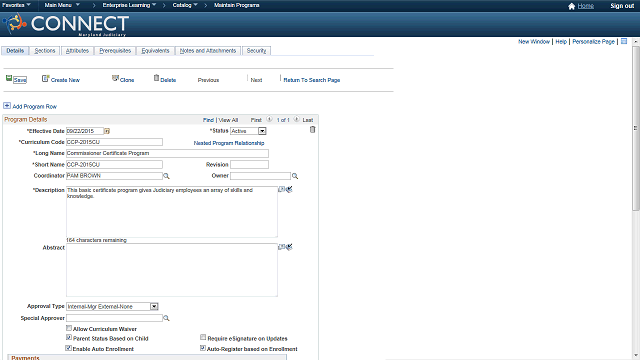 Screen image of this step