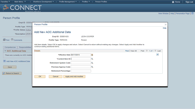 Screen image of this step