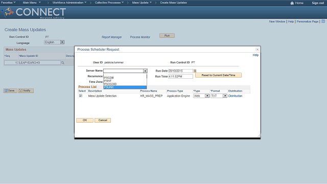 Screen image of this step