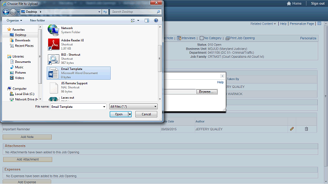Screen image of this step