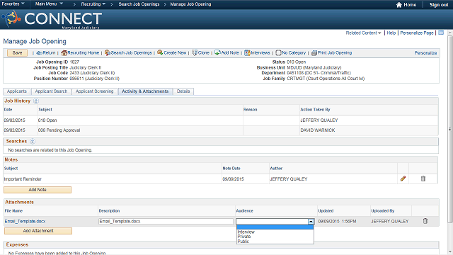 Screen image of this step