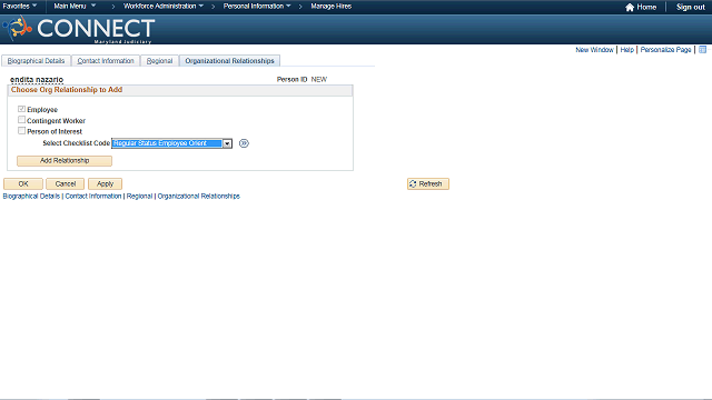 Screen image of this step