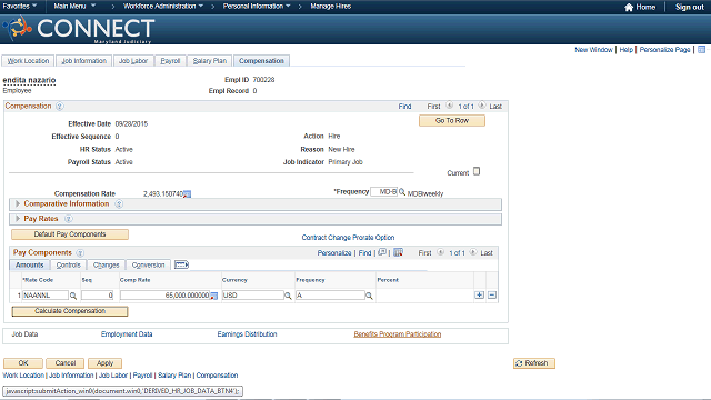 Screen image of this step