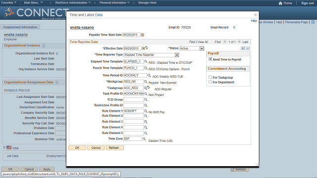 Screen image of this step