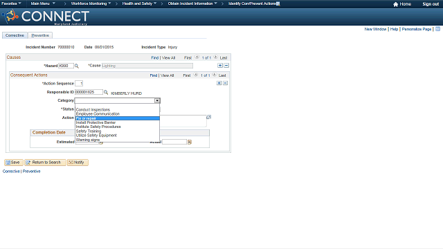 Screen image of this step