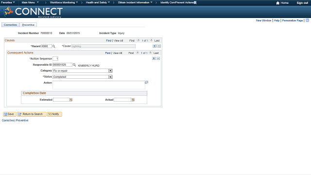 Screen image of this step