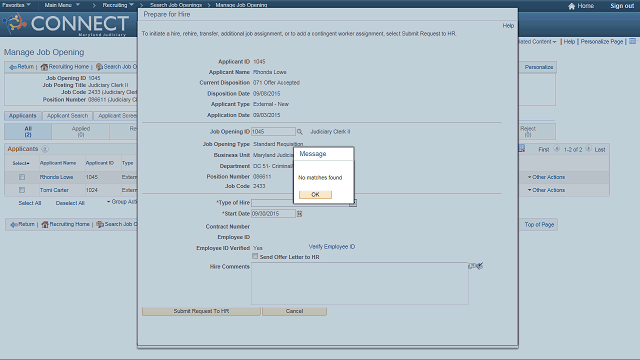 Screen image of this step