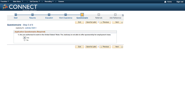 Screen image of this step