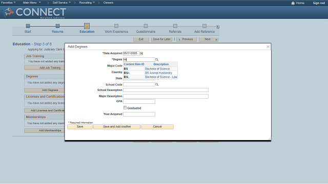Screen image of this step