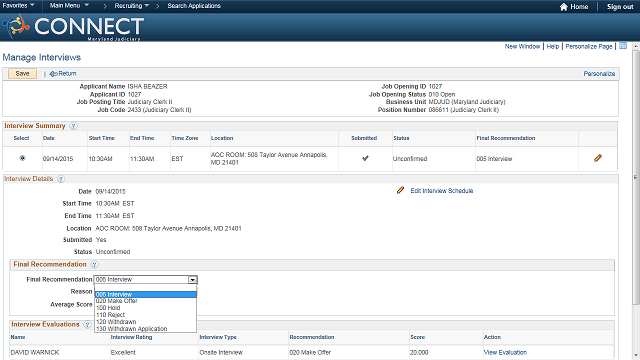 Screen image of this step