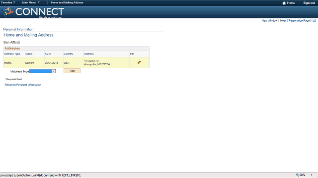 Screen image of this step