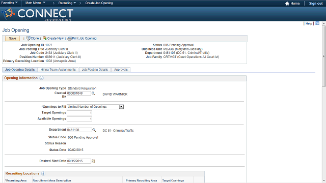 Screen image of this step