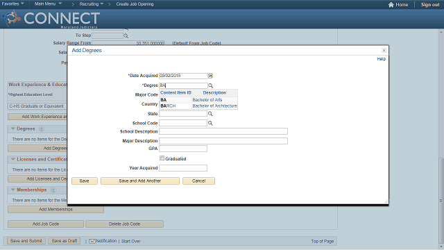 Screen image of this step