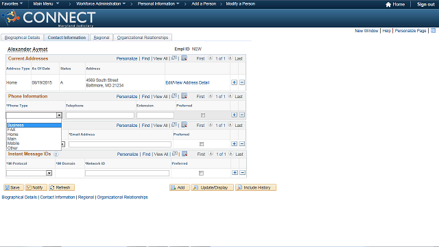 Screen image of this step