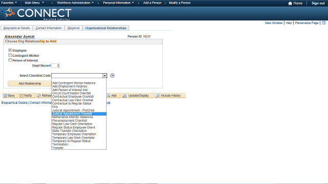 Screen image of this step