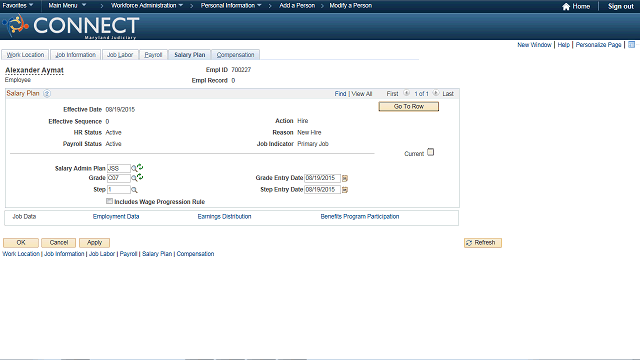 Screen image of this step
