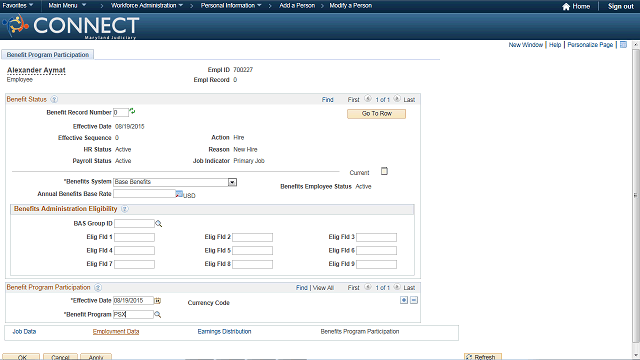 Screen image of this step