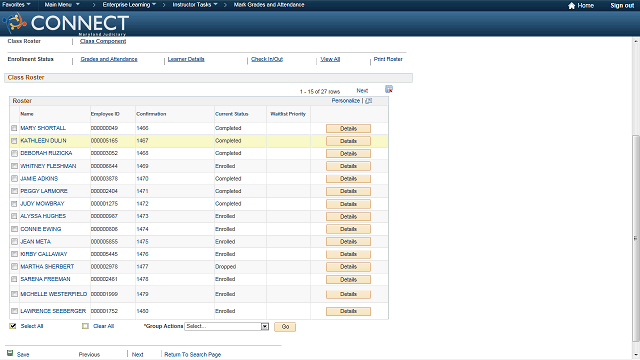 Screen image of this step