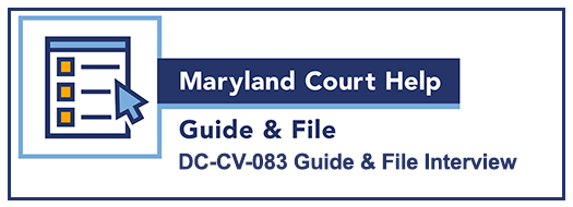 Guide and File logo button for DC-CV-083 interview