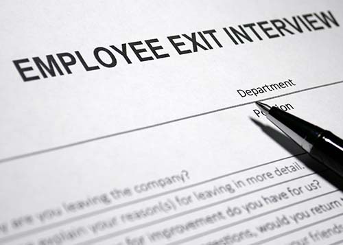 exit interview form