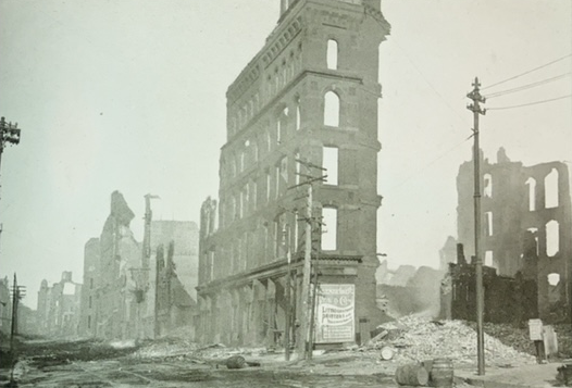 Ruins of the Guggenheimer & Weil Building