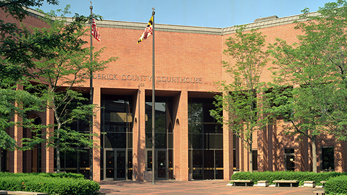 Frederick County Maryland Courthouse building