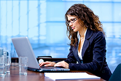 Woman at Laptop