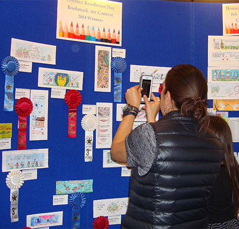 Bookmark Contest Reception Attendees 2014