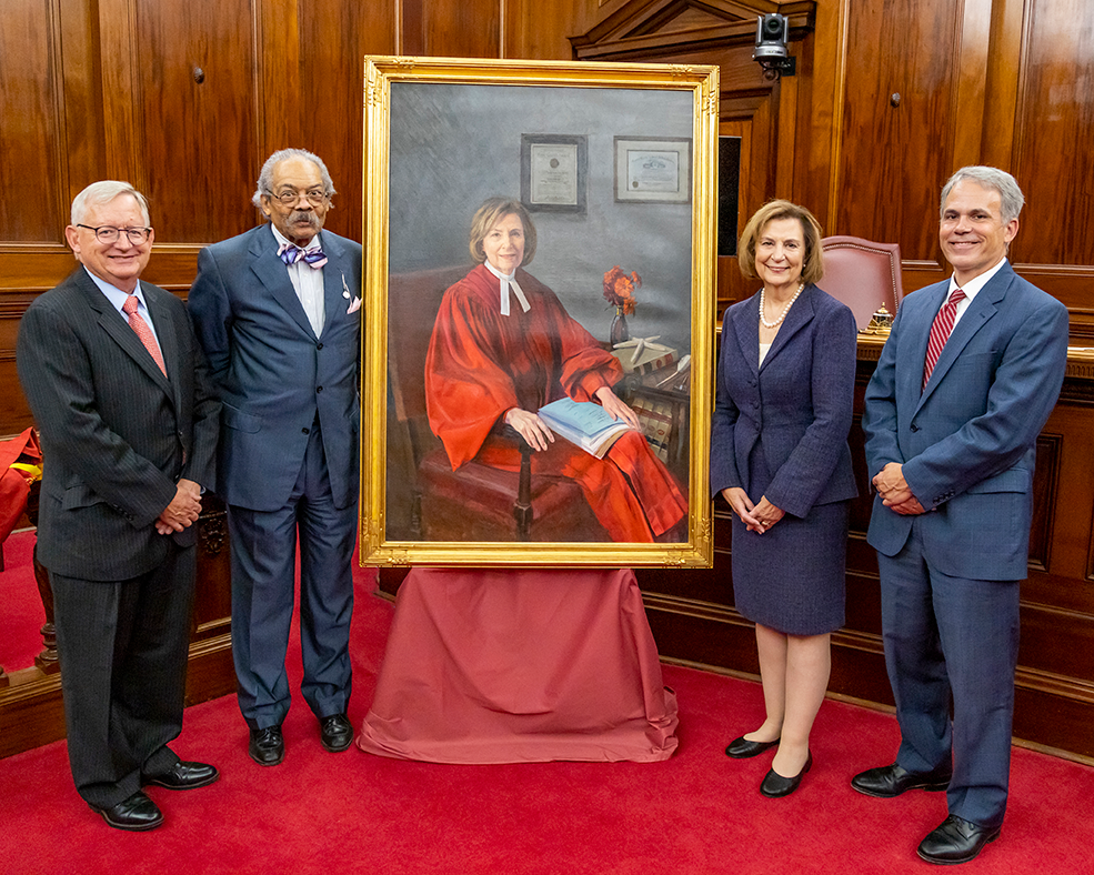 Former Chief Judge Barbera Portrait Unveiling