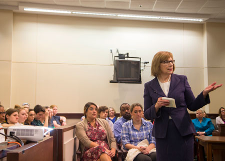 Anne Arundel County High School students attending Schools in the Court program