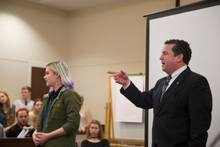 Anne Arundel County High School students attending Schools in the Court program