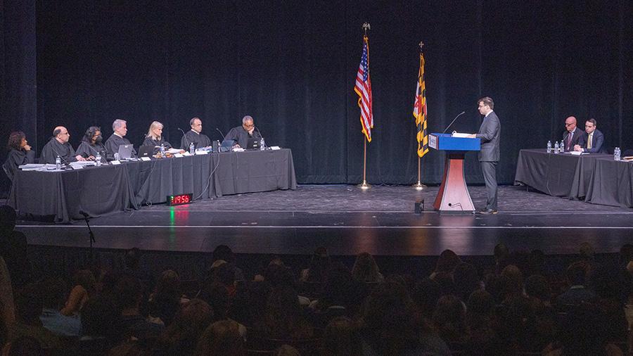 Oral arguments at Harford Community College